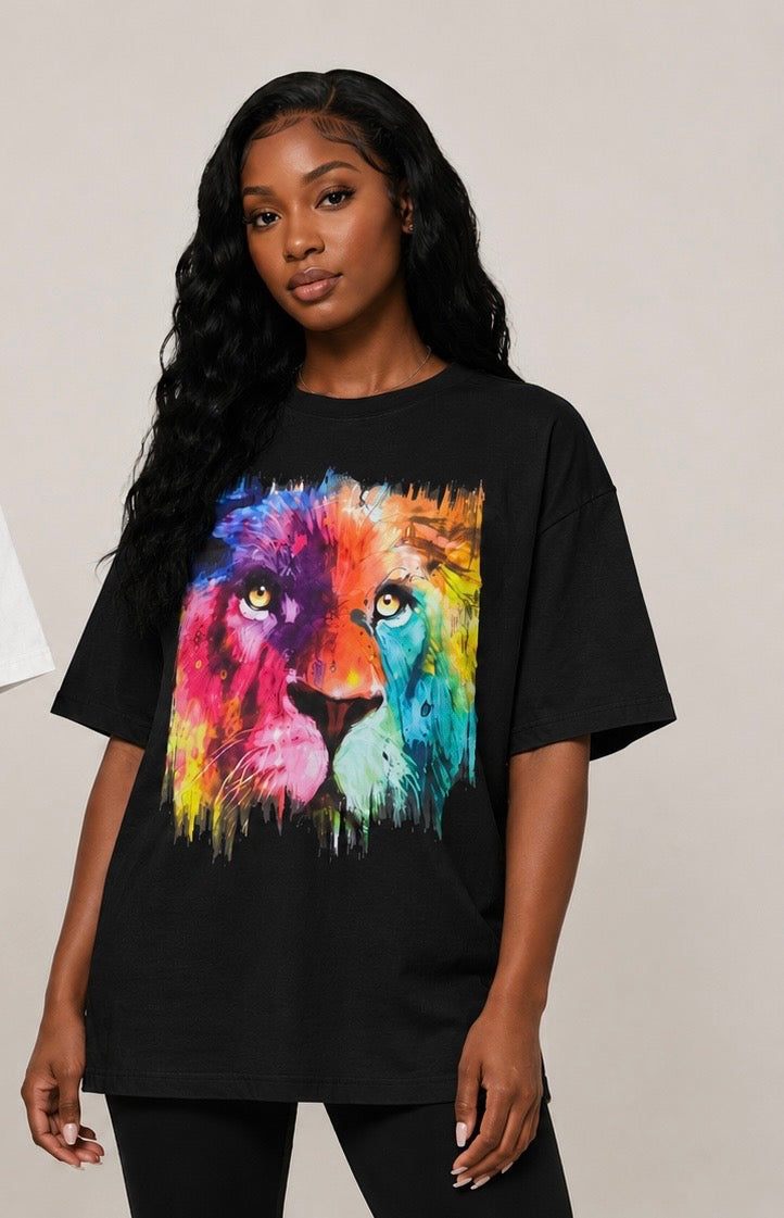 Rainbow Lion Tee