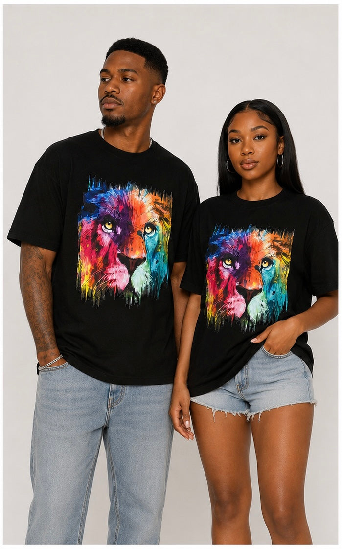 Rainbow Lion Tee